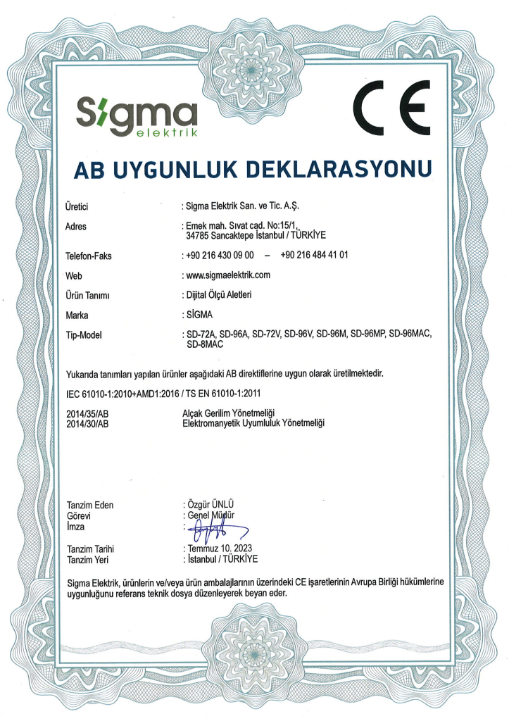 Dijital Ölçü Aleti