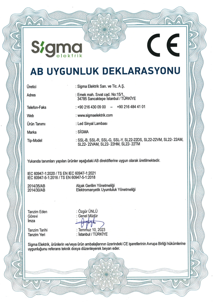 Led Sinyal Lambası